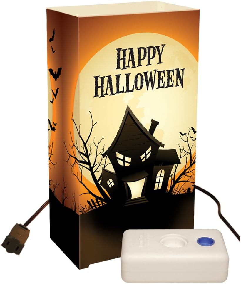 Haunted House Electric Luminaria Kit with LumaBases