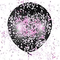 Sepco 36" Gender Reveal Balloon Tricked Pack for Baby Shower with Pink, Blue and Multicolored Confetti