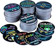 Really Good Stuff Positive Affirmation Chips - 100 Pack with 50 Motivational, Encouragement, Inspirational and