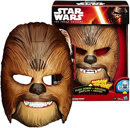 Star Wars Year 2015 The Force Awakens Series Electronic Roaring Mask with Adjustable Strap - CHEWBACCA