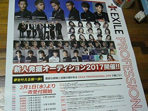 Amazon Co Jp B2大 ポスター Exile 人発掘オーディション 17 ホビー 通販
