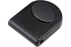 uxcell Inline Foot Pedal Push Lamp Switch, Step-on-Button Lighting Foot Control ON/Off Footswitch Black