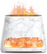 SALKING 2-in-1 Ultrasonic Essential Oil Diffuser Himalayan Salt Lamp 150ml