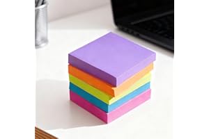 Sticky Notes Set Self Stick Adhesive Notes Pads Assorted Colors for Office Home School Reminders and Planning