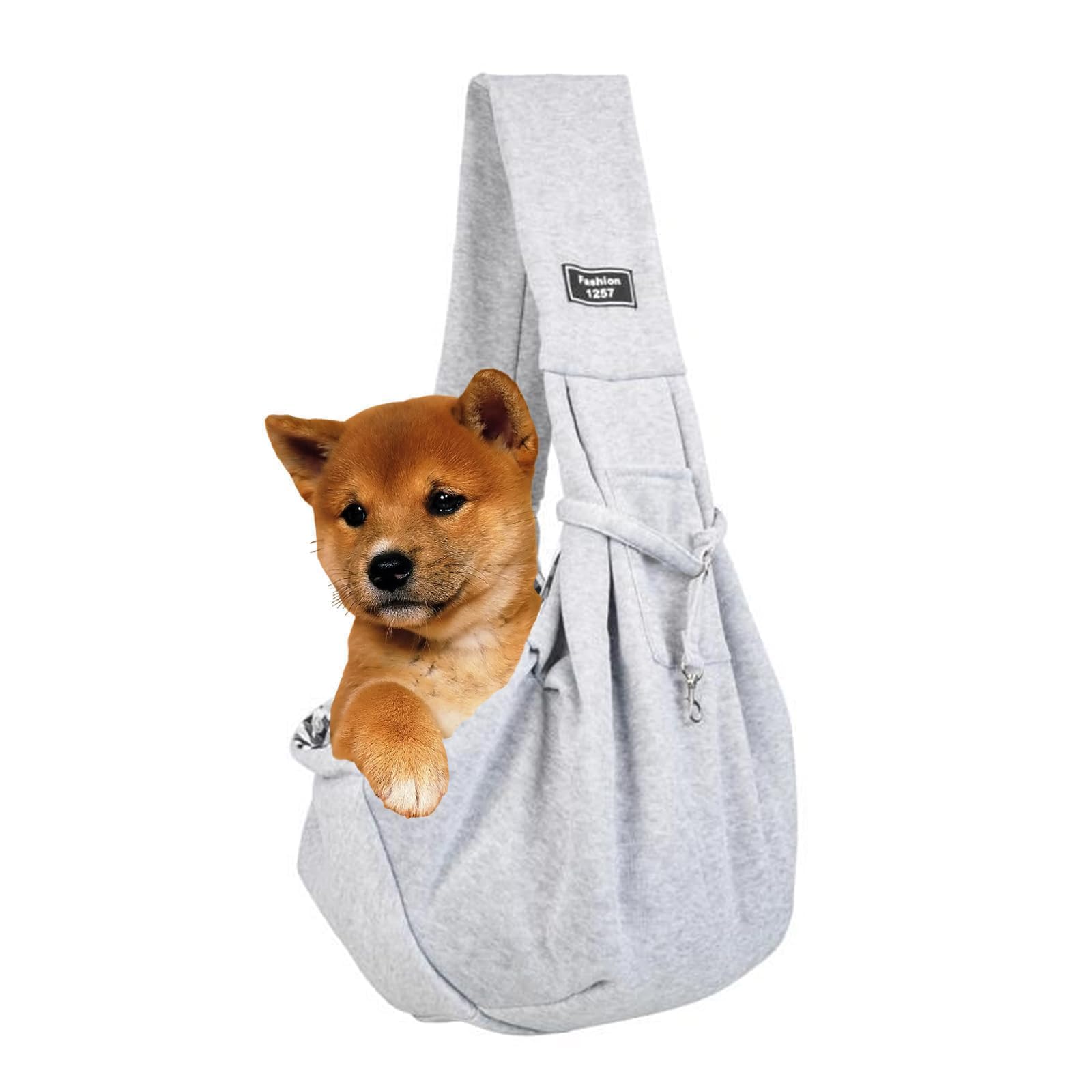 Dog Sling, Puppy Sling, Puppy Carrier, Double Sided Use, Soft and Comfortable, Double Protection, Can Carry Pets Weighing13 Pounds, for Small Dog and Cat, Outdoor Travel Shopping