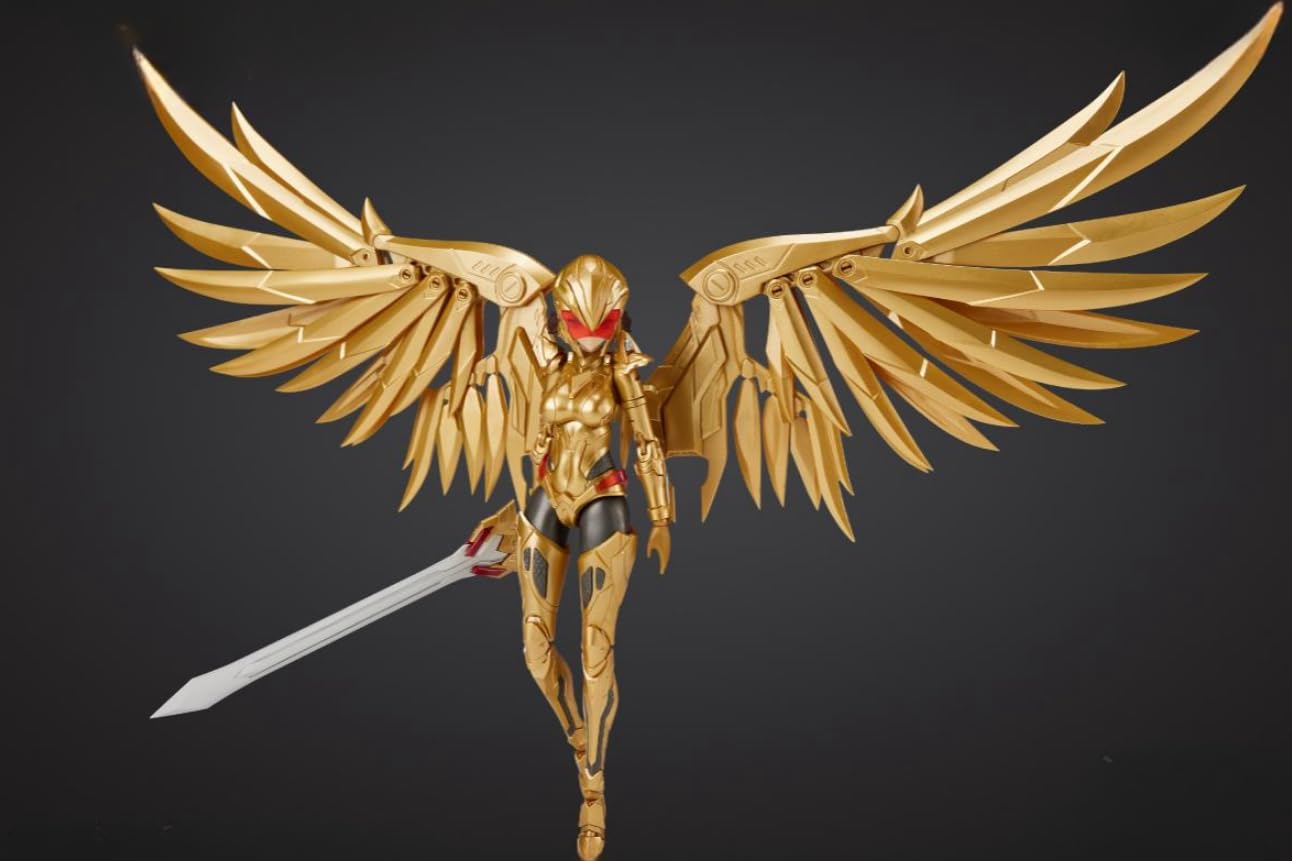 HiPlay MS General Plastic Model Kits: Wonder Lady, Dual-Body Mecha Musume, Anime Style 1:10 Scale Collectible Female Action Figures DC-01