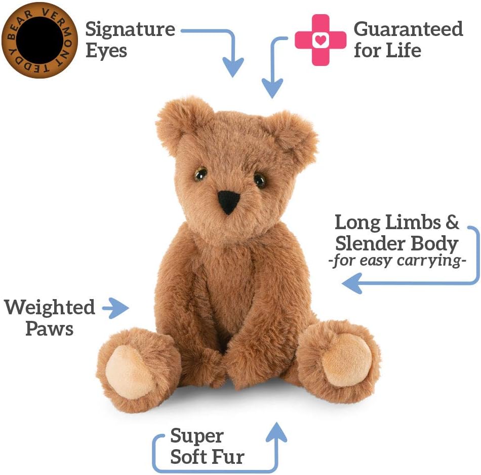 Vermont Teddy Bear Stuffed Animals - 12 Inch, Buddy: Toys & Games