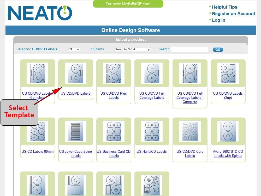 mediaface cd label software