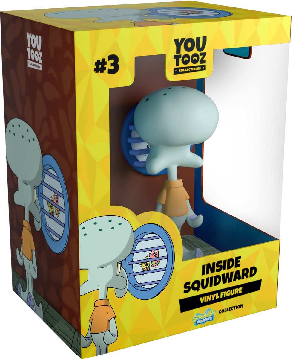 You Tooz Inside Squidward Vinyl Figure, 4" Squidward Collectible, Based on Internet Meme Sinking Feeling Vinyl Figure Spongebob Collection Based on TV Cartoon Series