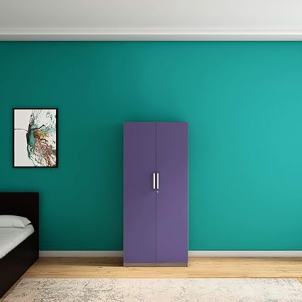 Godrej Interio Kalista 2 Door Wardrobe Glossy Finish Royal