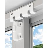 Sliding Door Lock Window Locks for Patio Sliding Glass Door Foot Lock Latch | Slider Front Door Security Bar Stopper Top Horizontal Keyless Safety Lock, Inside Home Apartment Hotel Essentials