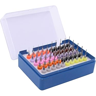 10pcs 1.1mm HSS Micro Twist Drill Bit Straight Shank High Precision PCB Soft Metal Plastic Wood Cutting Drilling Rotary Jewellery Tool Set