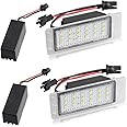 RUXIFEY LED License Plate Light Lamp with Error Free Resistor Compatible with Camaro Corvette Equinox Impala Volt Cadillac Buick, 6000K White