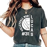 Pamaheart Personalized Mom Shirt - Volleyball Mom Sweatshirt & T-Shirt
