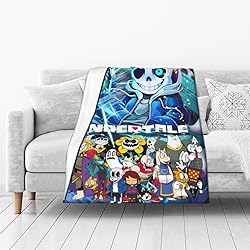 Cartoon Flannel Blanket Super Soft Throw Cute