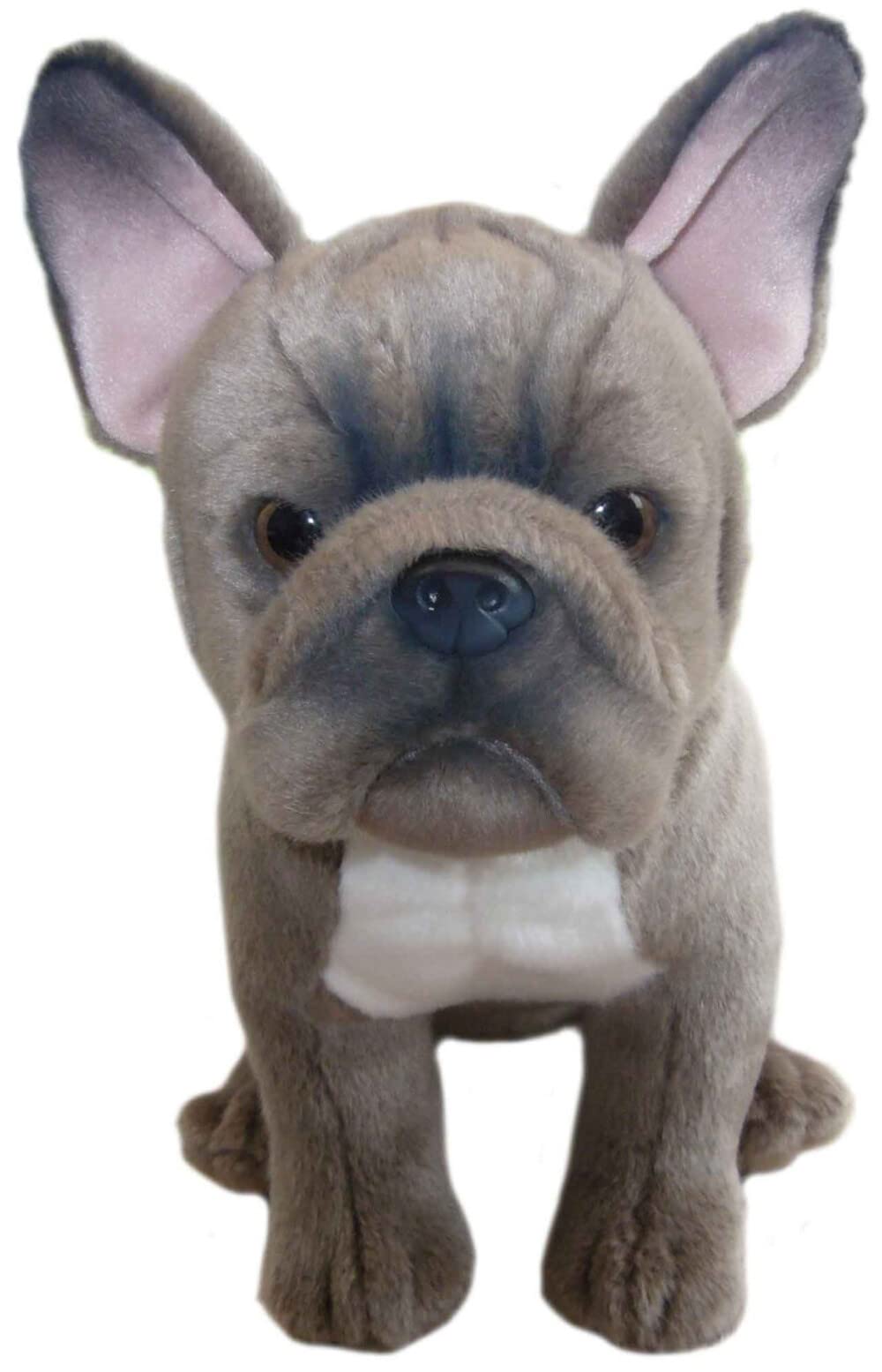 sawley fine arts Collectible Plush Dog FRENCH BULLDOG - Blue - 12" Sitting Dog