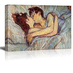 in Bed The Kiss by Henri de Toulouse...