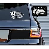 Printbeat We The People Vinyl Decals Stickers for Cars, Van, Trucks, Laptop (White, 7.5" x 4.2")