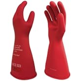 MAGID Rubber Insulating Electrical Safety Gloves, Class 0 ASTM Compliant
