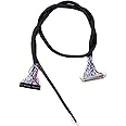 VSDISPLAY LVDS Cable FIX-30P 2ch 8bit for 17" 19" 20.1" 21.5" 1920x1050 Length 50cm, Laptop Screen LVDS Signal Wire