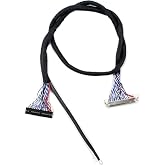 VSDISPLAY LVDS Cable FIX-30P 2ch 8bit for 17 19 20.1 21.5 in 1920x1050 LCD | Length 50cm,LCD Screen LVDS Signal Wire