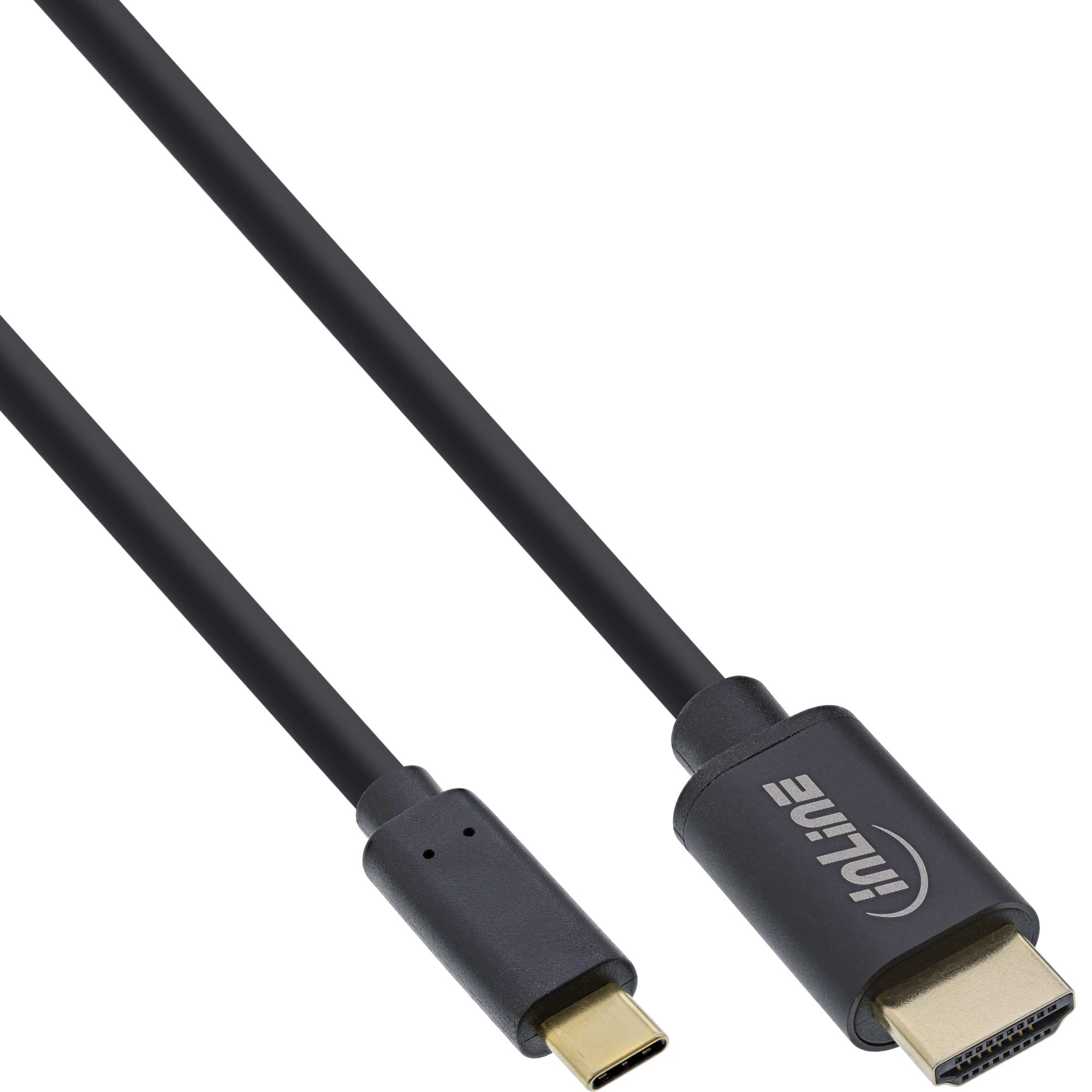 InLine® USB Display Cable, USB Type-C Male to HDMI Male (DP Alt Mode), 4K2K, Black, 7.5 m