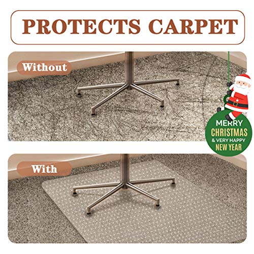 ChairMatCarpet, DeskMatwithLip, YOUKADA Desk Chair Mat, Office