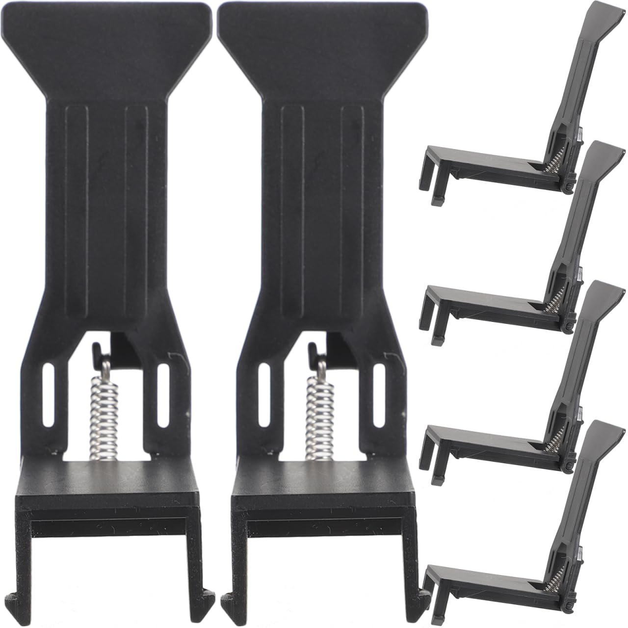 Photo 1 of OATIPHO Cash Register Drawer Clip, 6pcs Tray Replacement Part, Spring Money Clip Metal Money Organizer Cash Holder Drawer(Black) 4.32X2.36inch