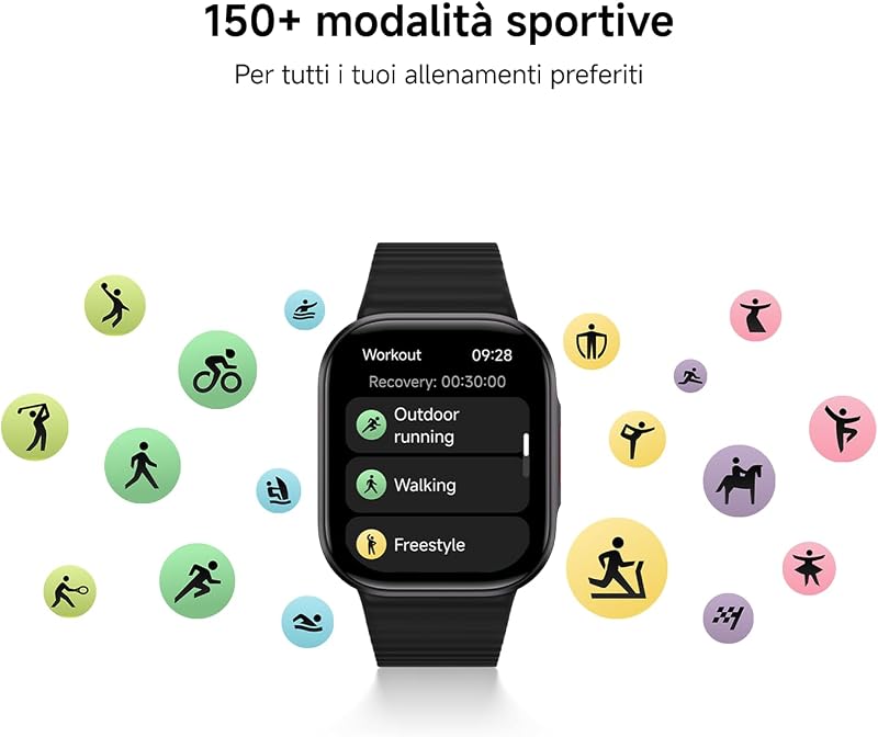 Redmi Watch 6 Lite, Fitness Tracker, Autonomia 18 Giorni, Grigio