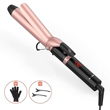 Amazon Com Curling Iron 1 25 Inch Sunluna Hair Curling Wand With