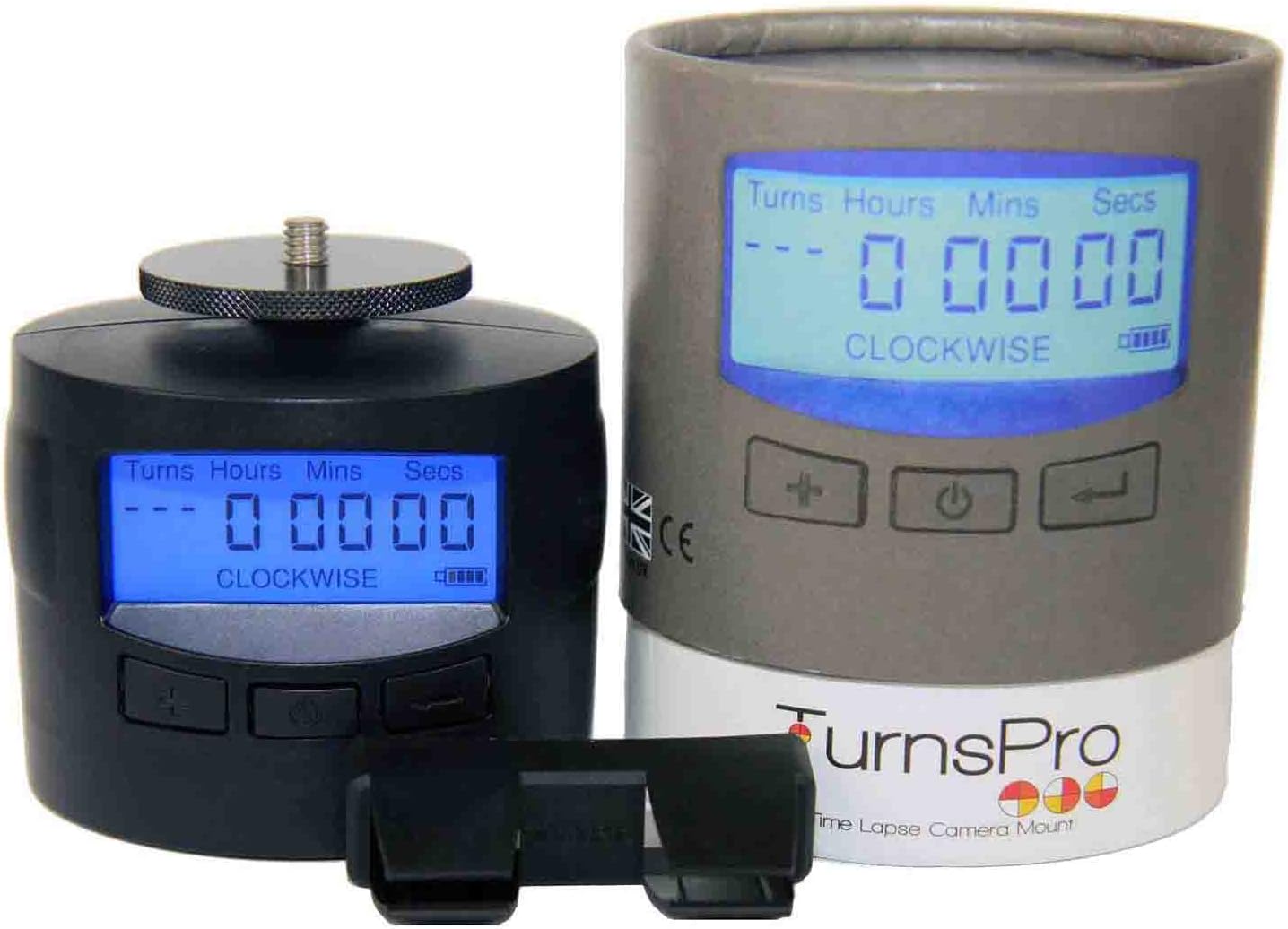 TurnsPro - Time Lapse Camera Mount - Panning Rotating 360 for GoPro DSLR iPhone. Motorised Pan Head for Panoramic Photos : Camera & Photo