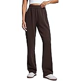 CRZ YOGA SoftAura Straight Leg Casual Sweatpants Women 28"/30" - Modal Lounge Travel Pants with Pockets