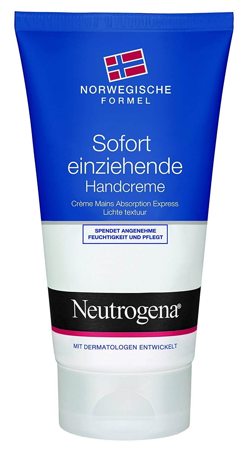 Neutrogena Norwegian Formula Hand Cream with Glycerin, Light Formula - Instantly Absorbent, Non-Greasy, 75 ml