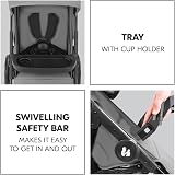 hauck Shop N Care Grey Lightweight Pushchair 8.5 kg One Hand Fold view 2