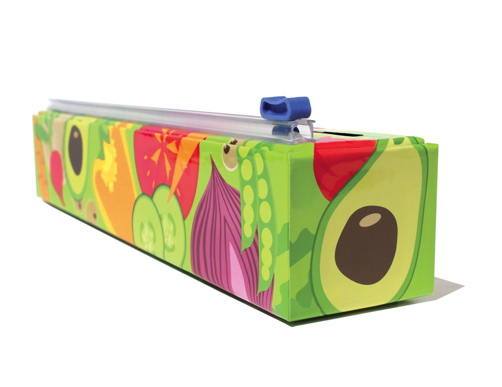 Chicwrap Veggies Refillable Plastic Wrap Dispenser/Slide Cutter and 250' of 885299884100 eBay