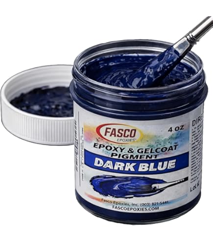 Fasco Epoxies Dark Green Pigment (1oz) For Gelcoats And Epoxies - Made In USA