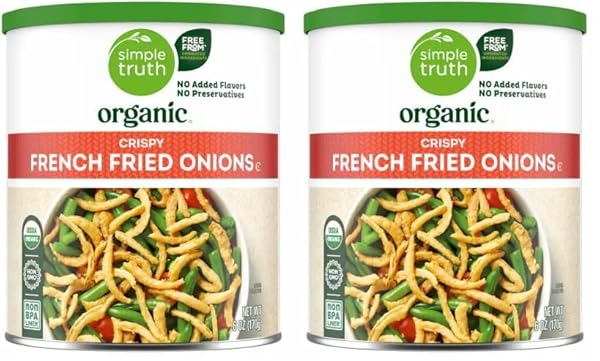 ORGANIC CRISPY FRENCH FRIED ONIONS (2-6 OZ. CANS)