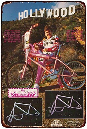 Custom Kraze Hutch BMX Hollywood Series Reproduction Metal Sign 8 x 12 Made USA