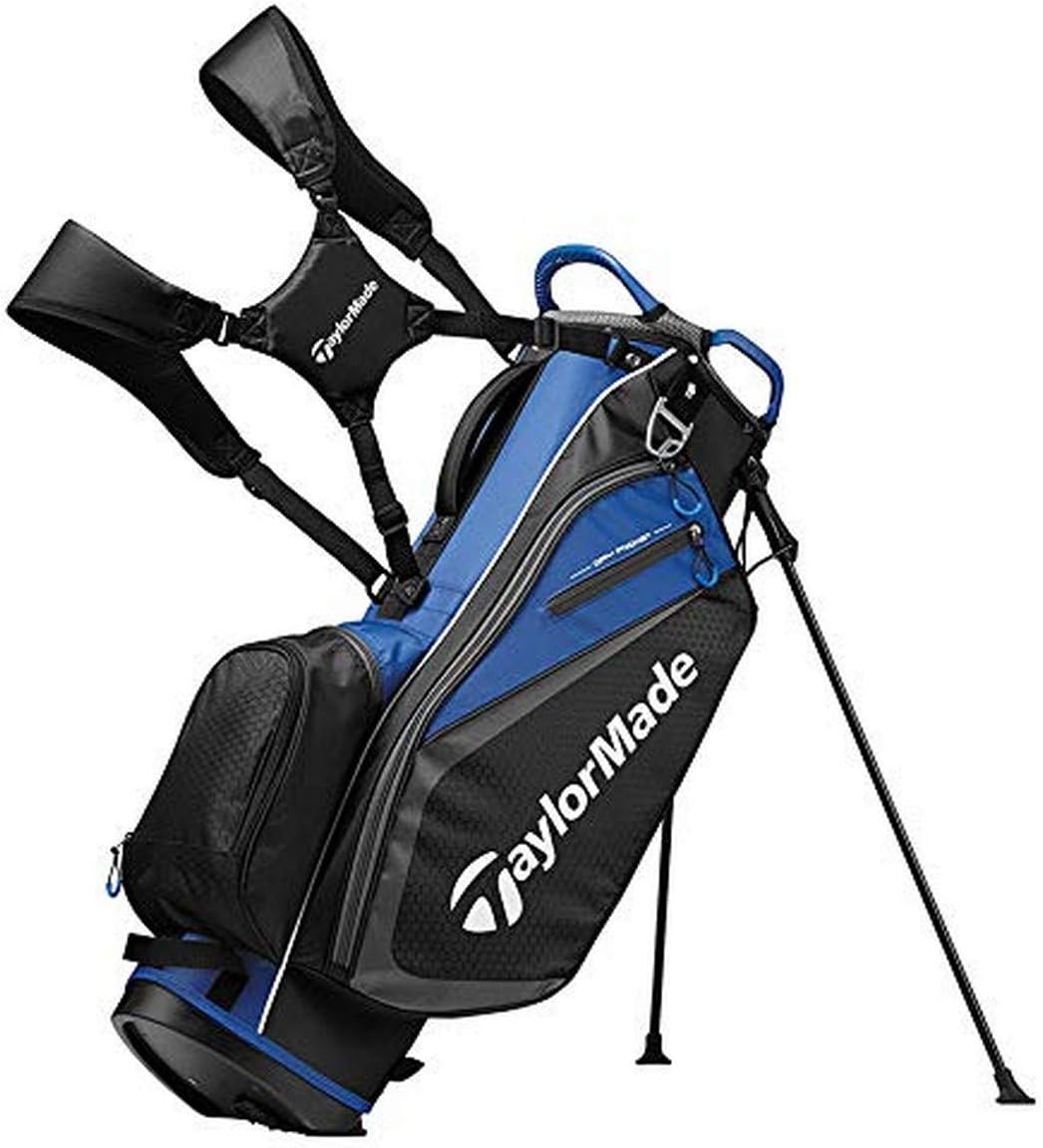 TaylorMade 2019 Golf Select Stand Bag, Black/Blue: Sports & Outdoors