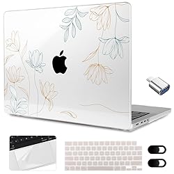 MEEgoodo for M3 MacBook Pro 14 inch Case 2023 2021