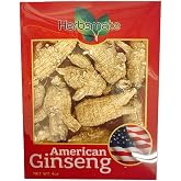 Hand-Selected A Grade American Ginseng Large Round Jumbo Size (4 Oz. Box)