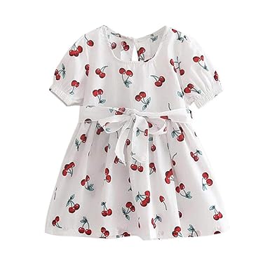 cherry print sundress