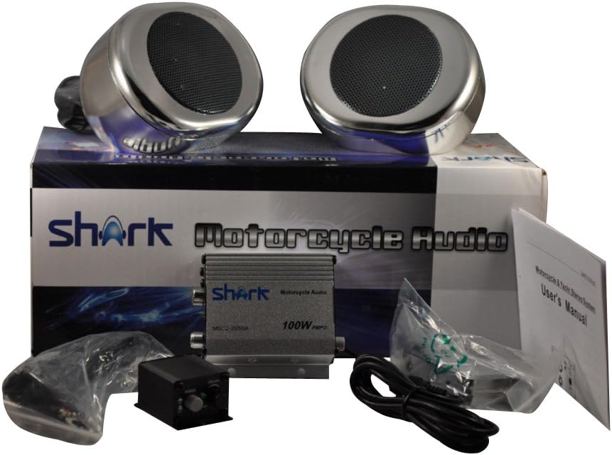 shark audio motorcycle