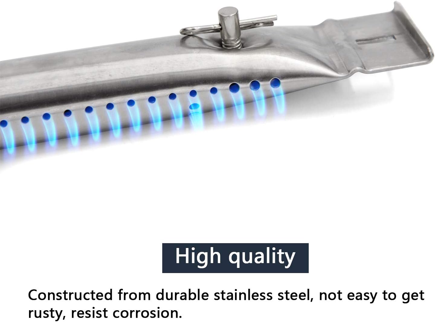 Hongso 15 15/16" SUS304 BBQ Gas Grill Replacement Burners for Charbroil 463250511, 463250811, Master Chef 85-3044-6, 85-3045-4, G45303, G453 Grill Models, G515-2200-W1, G501-0008-W1, 4-Pack (SBD731) : Garden & Outdoor