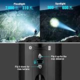 OLIGHT Marauder Mini Rechargeable 7000 Lumen 600m Flood Spot Torch IPX8 Black view 7