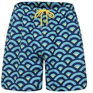 YHIIen Zwembroek voor heren, sneldrogend, strandshorts, sport, hardlopen, surf boardshorts met mesh-voering en…