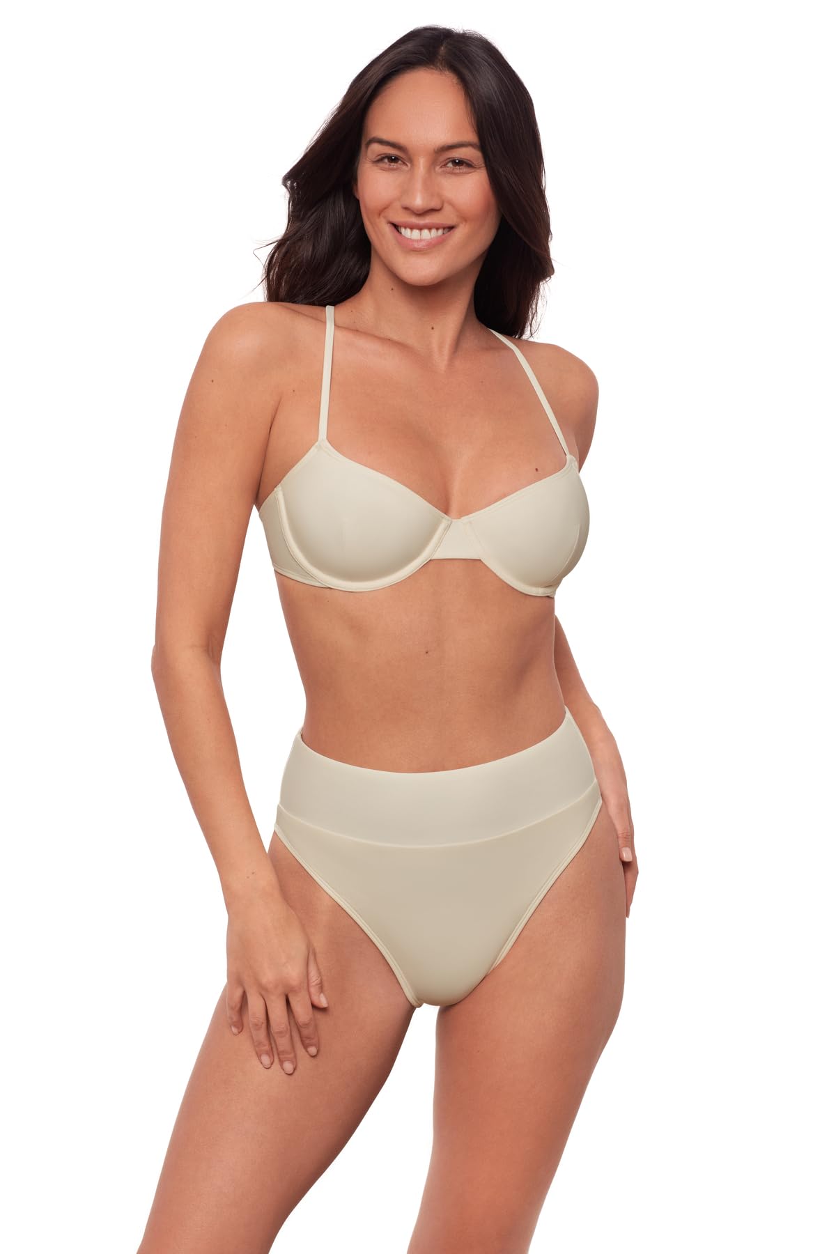 Sports Illustrated Women’s X-Back Underwire Bikini Top, Jasmine, X Small