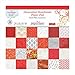 Paperhues Red-White Handmade Scrapbook Papers Christmas Collection 12x12