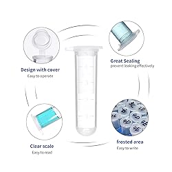 zoomto 5ml Microcentrifuge Tubes 300PCS,Centrifuge