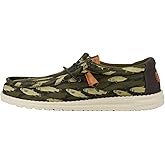 Hey Dude Men's Wally Fish Camo | Men's Shoes | Men Slip-on Loafers | Comfortable & Light-Weight